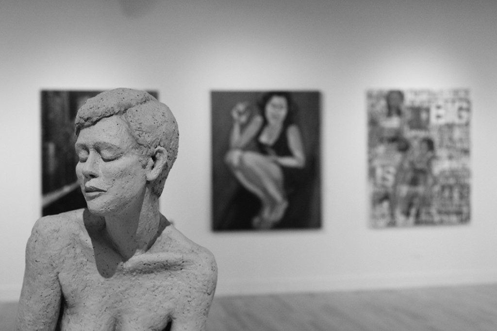 The Art Center of Highland Park hosts numerous exhibits throughout the year, including the “Natural Women” exhibit. The exhibit was displayed in March, featuring many art pieces portraying different women as the models. Photo by Julia Kahn.
