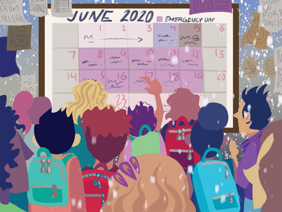 Placement of reserved snow days changed