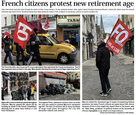 French citizens protest new retirement age