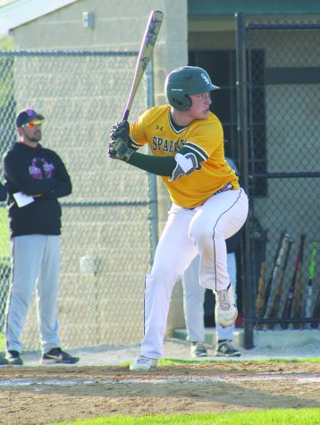 Senior NJ Gott winds up for a swing in a game against Niles West. Glenbrook North won 10-0 on April 18. Photo by Jada Glazebrook