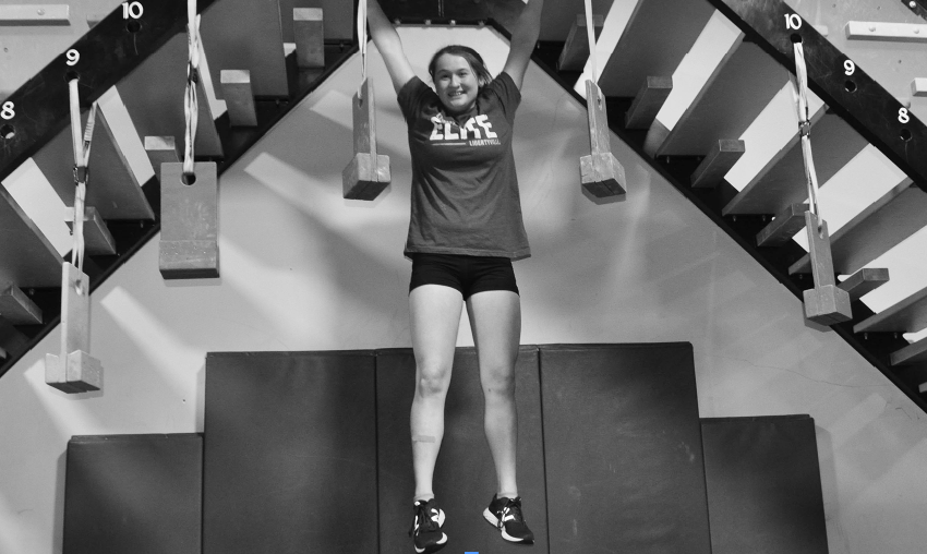 Freshman Ann Slivken trains for her appearance on “American Ninja Warrior Junior.” Her episode is set to air on Saturday Dec. 8 at 6 p.m. on Universal Kids.