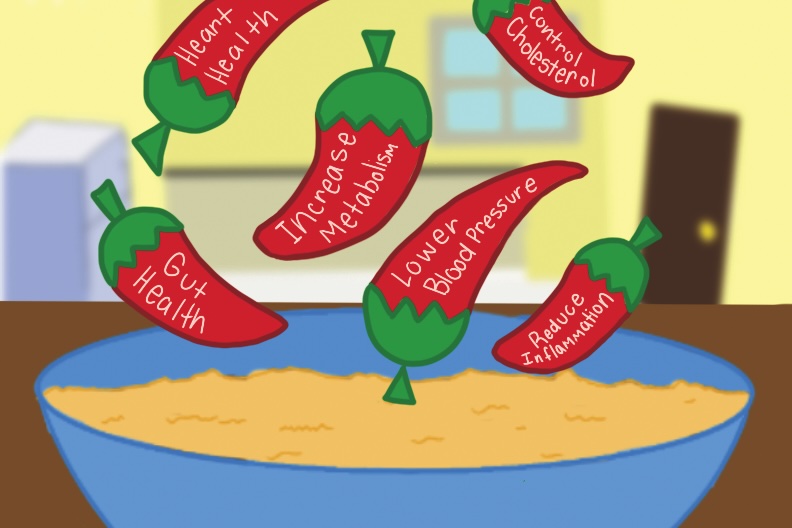 Consuming spicy food in moderation can reap positive health effects such as increased metabolism and regulated blood pressure.