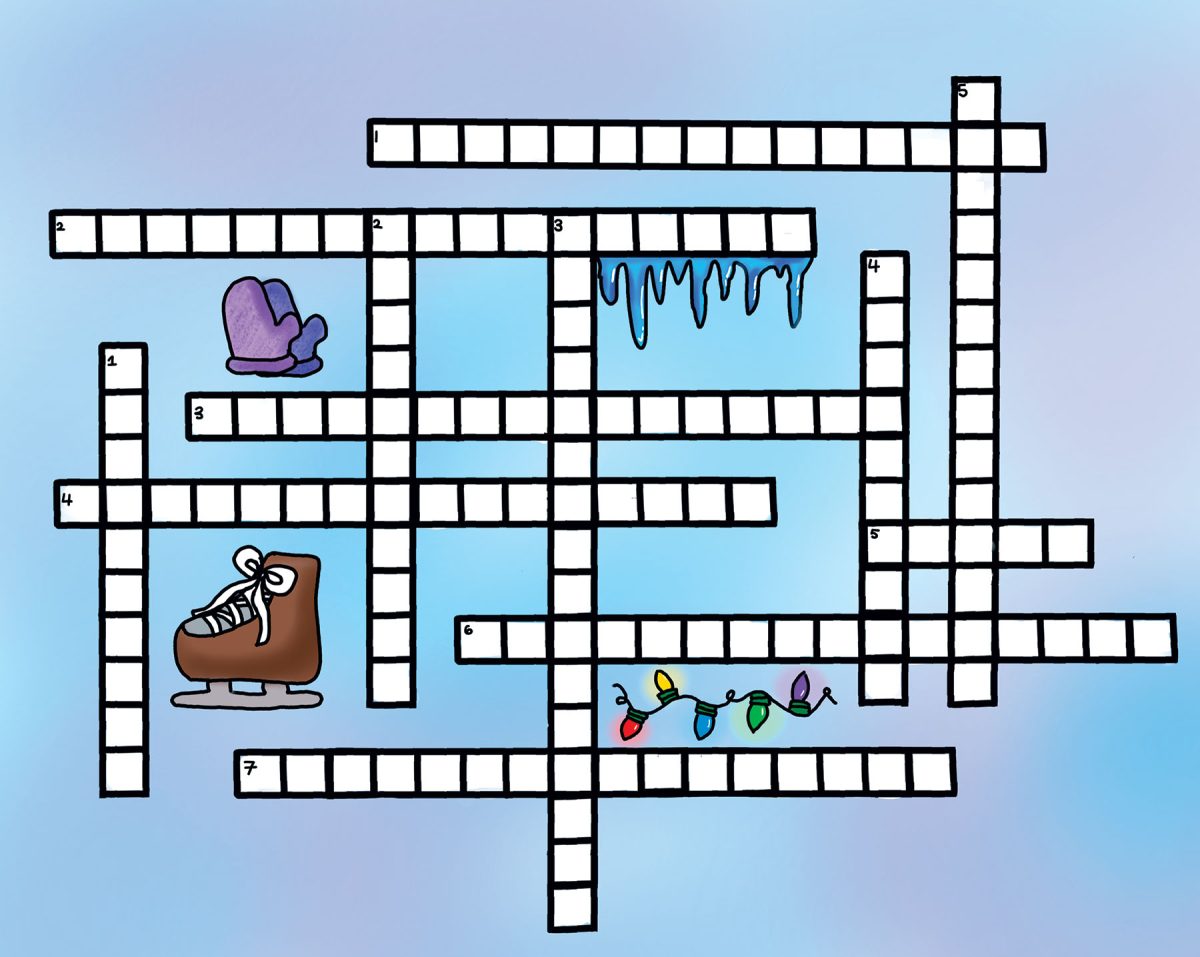 Crossword: wonderful winter activities