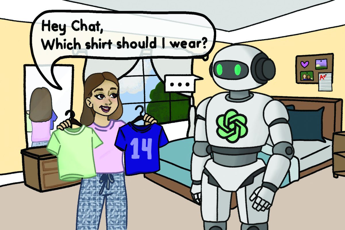 Many students have developed an overreliance on AI to complete their work and solve their problems. The more that students turn to AI at every inconvenience, the more they jeopardize the ability to think for themselves.