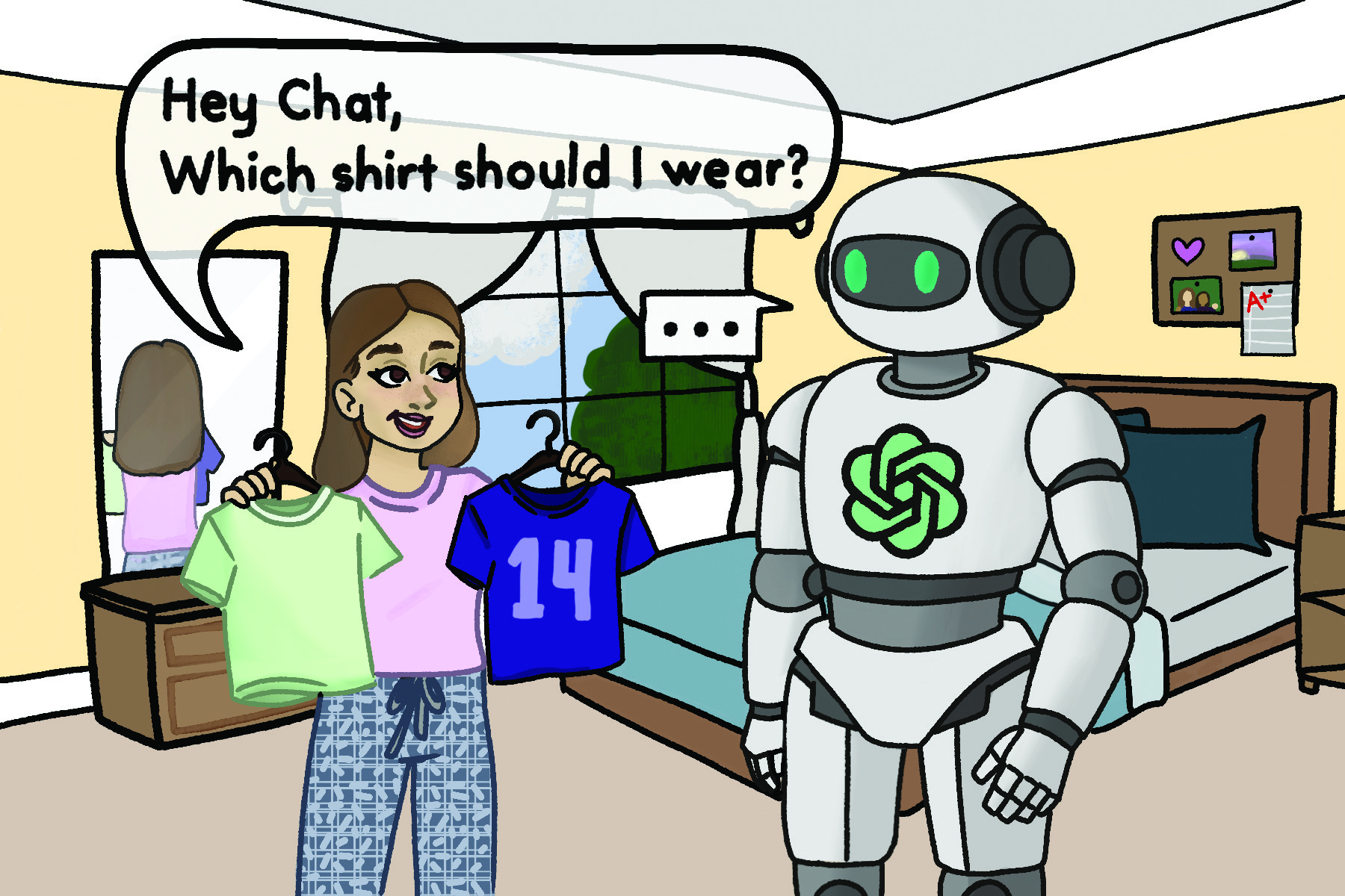 Many students have developed an overreliance on AI to complete their work and solve their problems. The more that students turn to AI at every inconvenience, the more they jeopardize the ability to think for themselves.