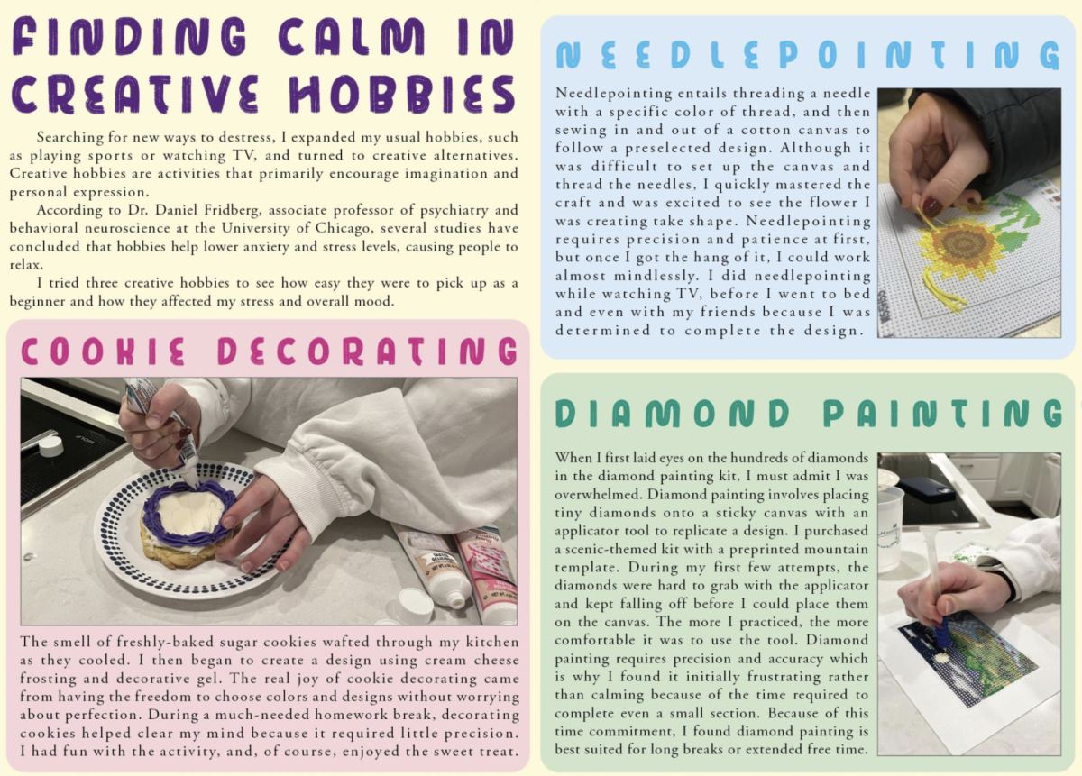 Finding calm in creative hobbies