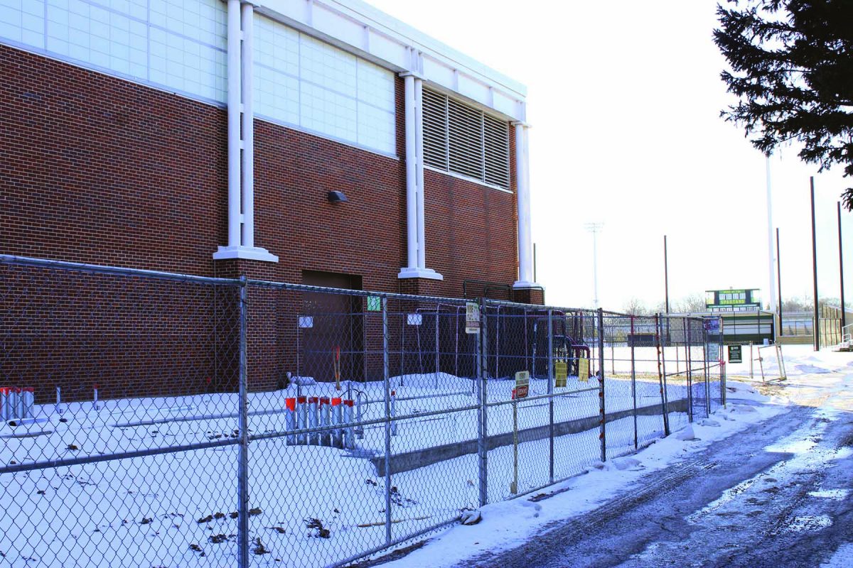 As part of the Guaranteed Energy Savings Project, two Tesla batteries are
being installed outside of the fieldhouse. After the initial cost is recouped,
the batteries are expected to bring in about $500,000 to District #225 annually.Graphic