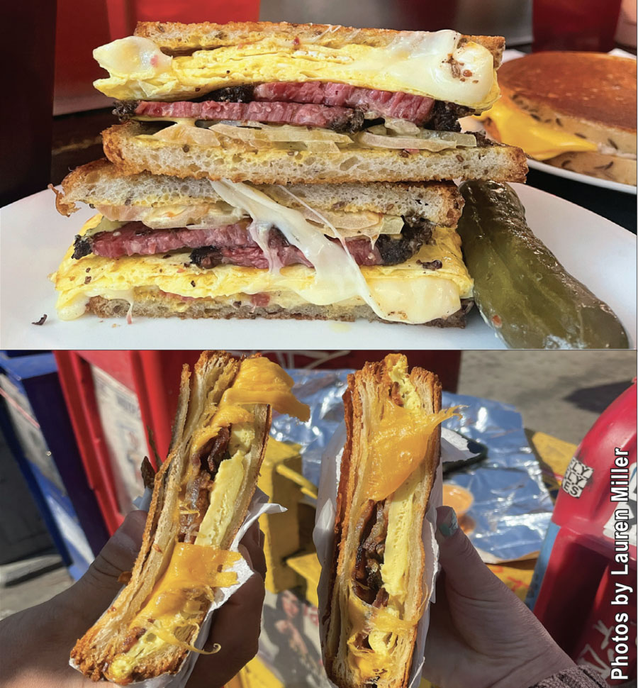 While trying sandwiches with a food columnist from The New York Times, Torch editor Lauren Miller learned to navigate new experiences and let go of self-doubt.