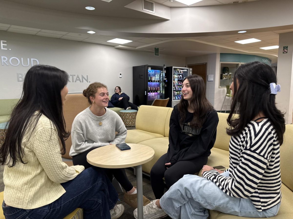 Torch editor Lauren McClamroch (center left)  reminisces about her high school memories. McClamroch frequently uses the phrase “remember when” to reflect on memories with friends and comfort her through periods of change.